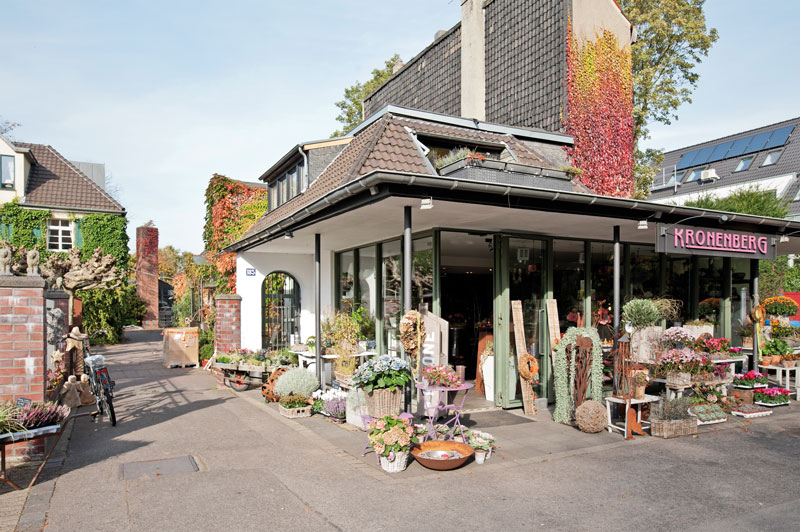 Blumen Kronenberg Krefeld - Laden in der Martinstraße